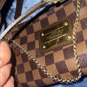 Louis Vuitton Damier Ebene Pochette Eva Bag